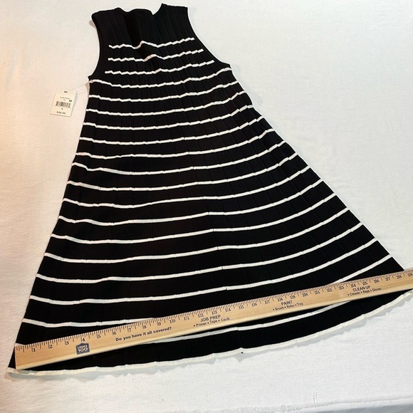 Ophelia Roe Women’s midi Dress, Stripped, Medium, Pleated, Sleeveless, New! - Picture 14 of 14